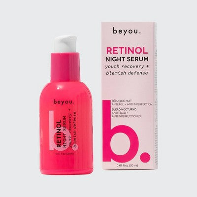 Beyou. Retinol Anti Aging Face Serum, Youth Recover + Blemish Defense, Sensitive Skin Friendly 0.6 fl oz - New