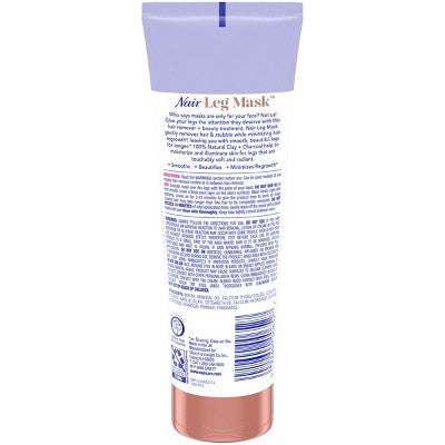 Nair Hair Remover Beauty Treatment Charcoal Clay Leg Mask 8.0oz - New