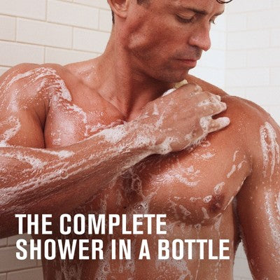 Every Man Jack Cedarwood Hydrating Men's 3-in-1 Body Wash and Shampoo and Conditioner 28.8 fl oz - Imperfect Container