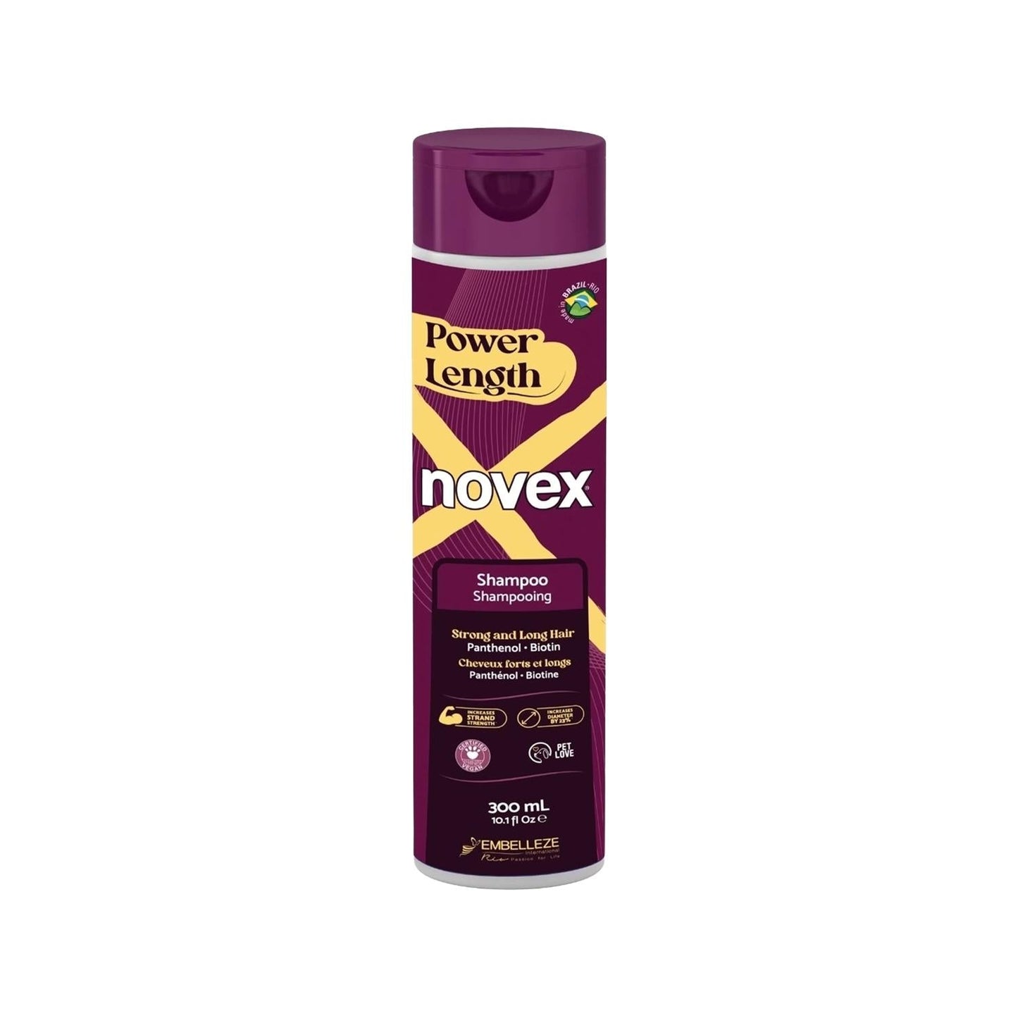 Novex Power Length Biotin Shampoo for Hair Growth 300ml