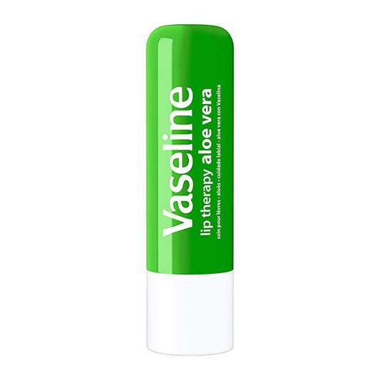Vaseline Aloe Vera Lip Care Balm - 48 Hour Moisturization for Dry, Chapped Lips