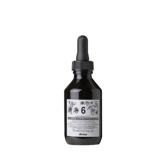 Davines NaturalTech Tailoring Booster 6 Blonde Brightening - Natural Hair Care for Blonde Hair Enhancement