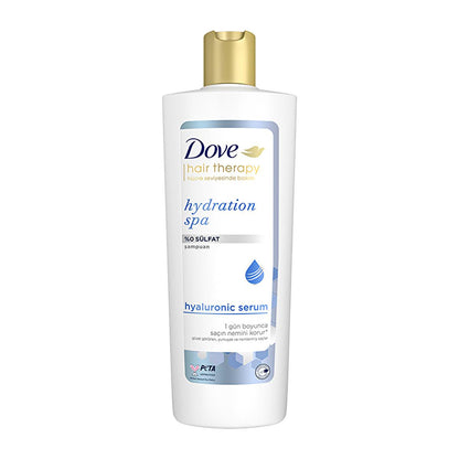 Dove Hair Therapy Hydration Spa Shampoo: Intense Moisture for Dry & Damaged Hair - Hyaluronic Acid, Deep Scalp Care, Stronger Hair