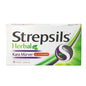Strepsils Herbal Elderberry + Vitamin C Lozenges: Natural Sore Throat Relief & Immune Support - 16 Pastilles
