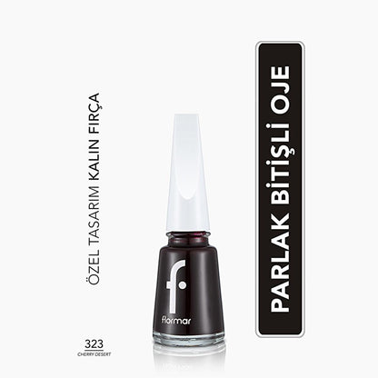 Flormar Nail Enamel: Intense Color & Long-Lasting, Chip-Resistant Formula - Glossy, Highly Pigmented Nail Polish for Stunning Manicures