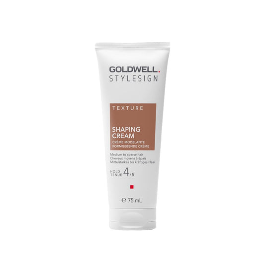 Goldwell Stylesign Texture Shaping Cream - 75ml - Define & Shape Hair Texture, Add Hold & Control Frizz - Professional Hair Styling Cream