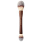 Veil&trade; Powder Brush: Double-Ended Makeup Brush for Flawless Setting | Cruelty-Free, Synthetic Taklon Bristles