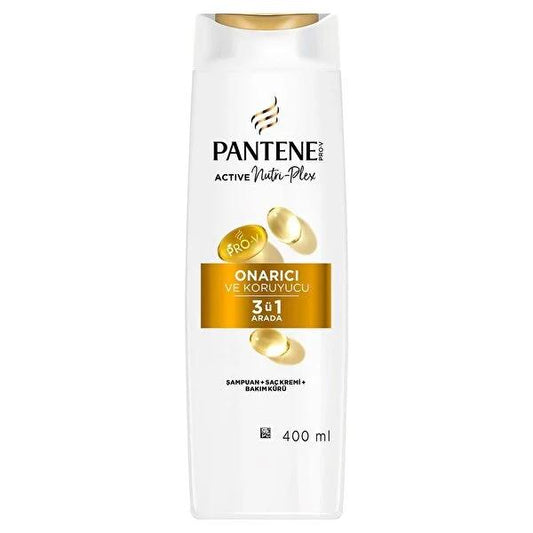 Pantene 3in1 Repair & Protect Shampoo: Damage Repair, Colorant & Mineral Oil Free - Cleanses, Detangles, Conditions for Healthy Hair