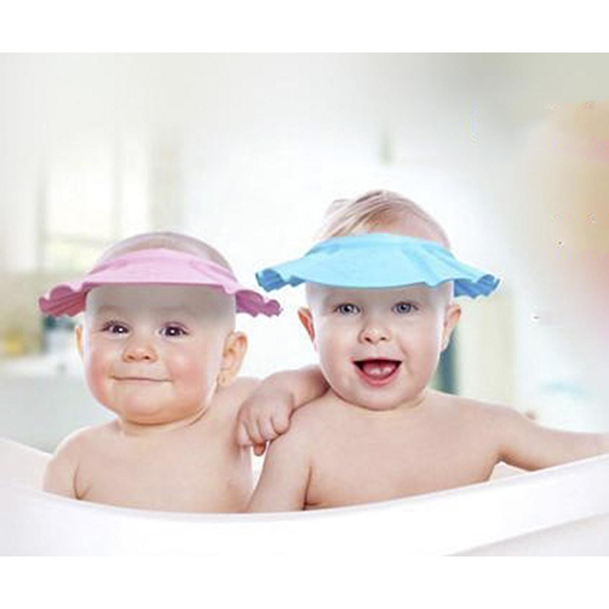 Miny Baby Baby Shower Cap - Easy Bath Time Solution for Infants & Toddlers - Pink