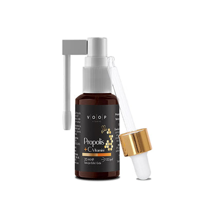 Voop Propolis & Vitamin C Supplement: Natural Immune Support for Adults & Children - Boost Your Health Today.
