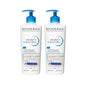 Bioderma Atoderm Moisturizing Cream (500ml x 2) - Hydrates Dry, Sensitive Skin, Hypoallergenic Face & Body Cream, Large Size