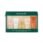 Nuxe Skincare Travel Set: Iconic Beauty Essentials - Micellar Water, Moisturizer, Dry Oil, Hand Cream & Shower Gel - Botanical Based Travel Size Skincare