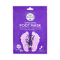 Bee Beauty Exfoliating Lavender Foot Mask for Dry Skin Care - Softens & Smoothes Rough Feet, 4-8 Day Exfoliation