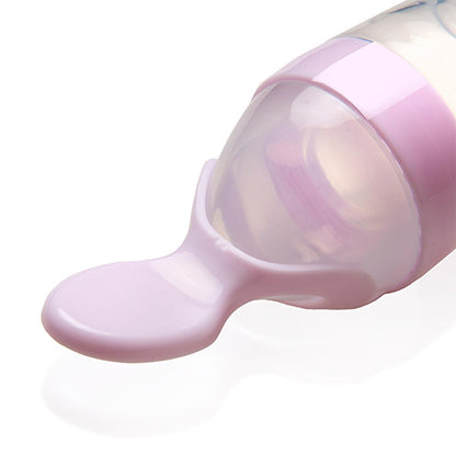 Babyjem Baby Squeeze Spoon - BPA-Free, One-Handed Feeding, Silicone Baby Feeding Utensils, Baby Feeding Accessories, Baby Feeding Spoon