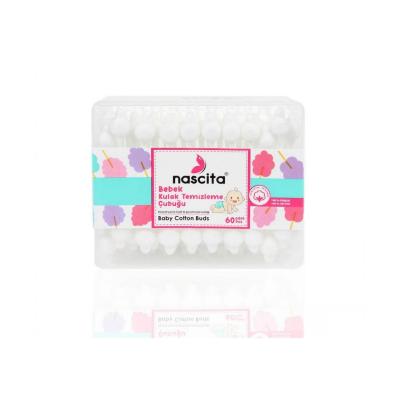 Nascita Baby Ear Cleaning Stick - Gentle & Safe for Infants, Pack of 60