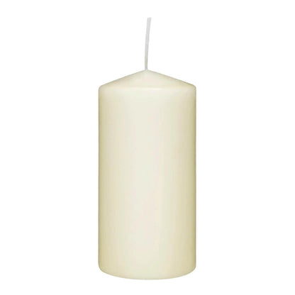 Rubin Licht Champagne Pillar Candle for Home Decor 120x60mm