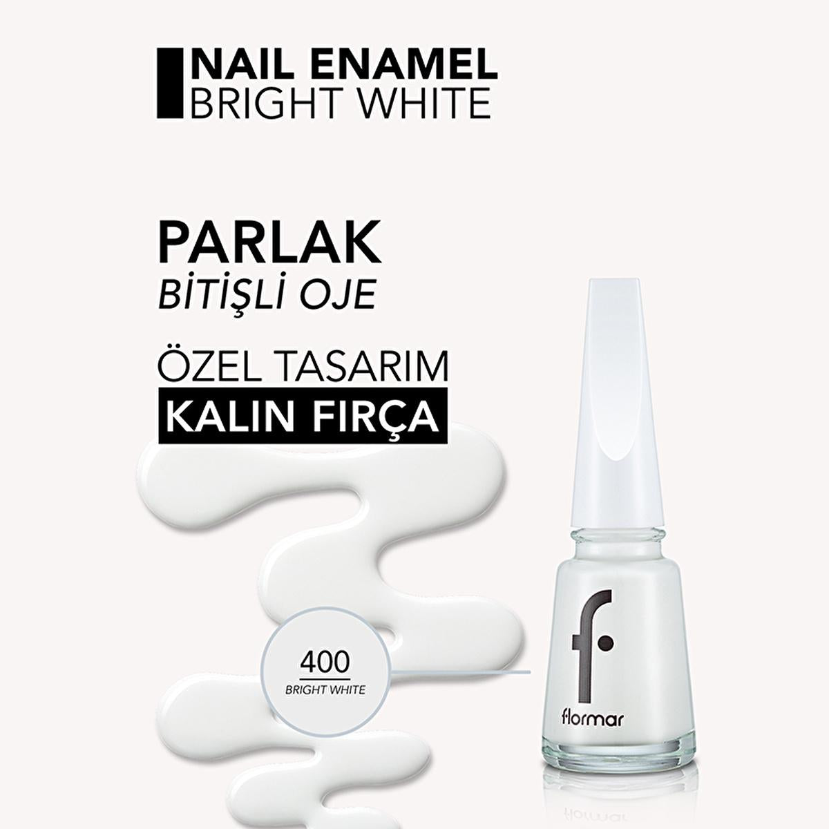 Flormar Nail Enamel - Vibrant, Long-Lasting Nail Color with Nail Care Benefits
