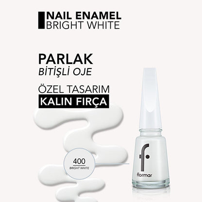 Flormar Nail Enamel - Vibrant, Long-Lasting Nail Color with Nail Care Benefits