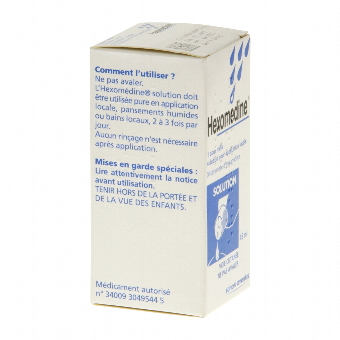 Hexomedine Antiseptic Solution for Cuts, Blemishes & Acne