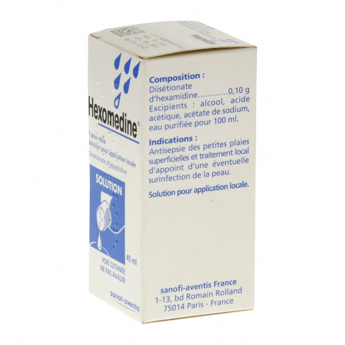 Hexomedine Antiseptic Solution for Cuts, Blemishes & Acne