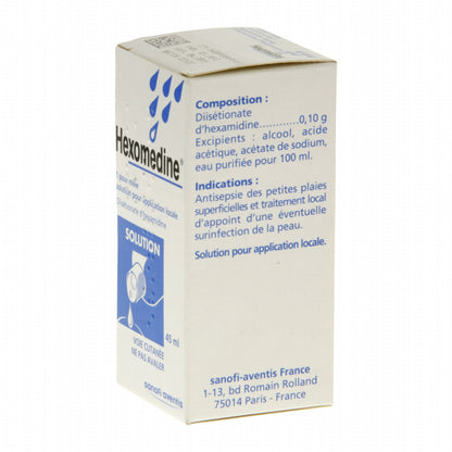 Hexomedine Antiseptic Solution for Cuts, Blemishes & Acne