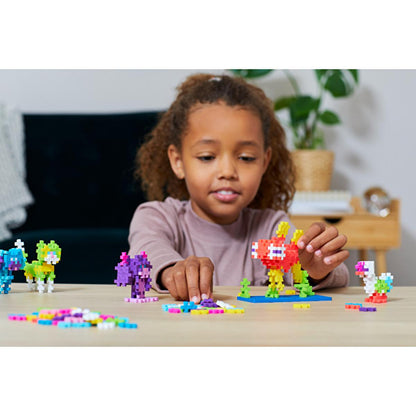 Plus Plus Construction Toy Set for Kids - 275 Piece Pet Theme Educational Building Blocks