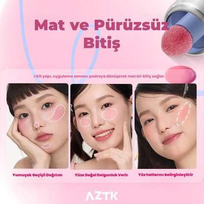 AZTK Liquid Blush Jelly Effect JC04 Fig Coffee