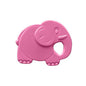 Bambino Baby Teether Toy - Soft Rubber Pink Elephant for Teething Relief