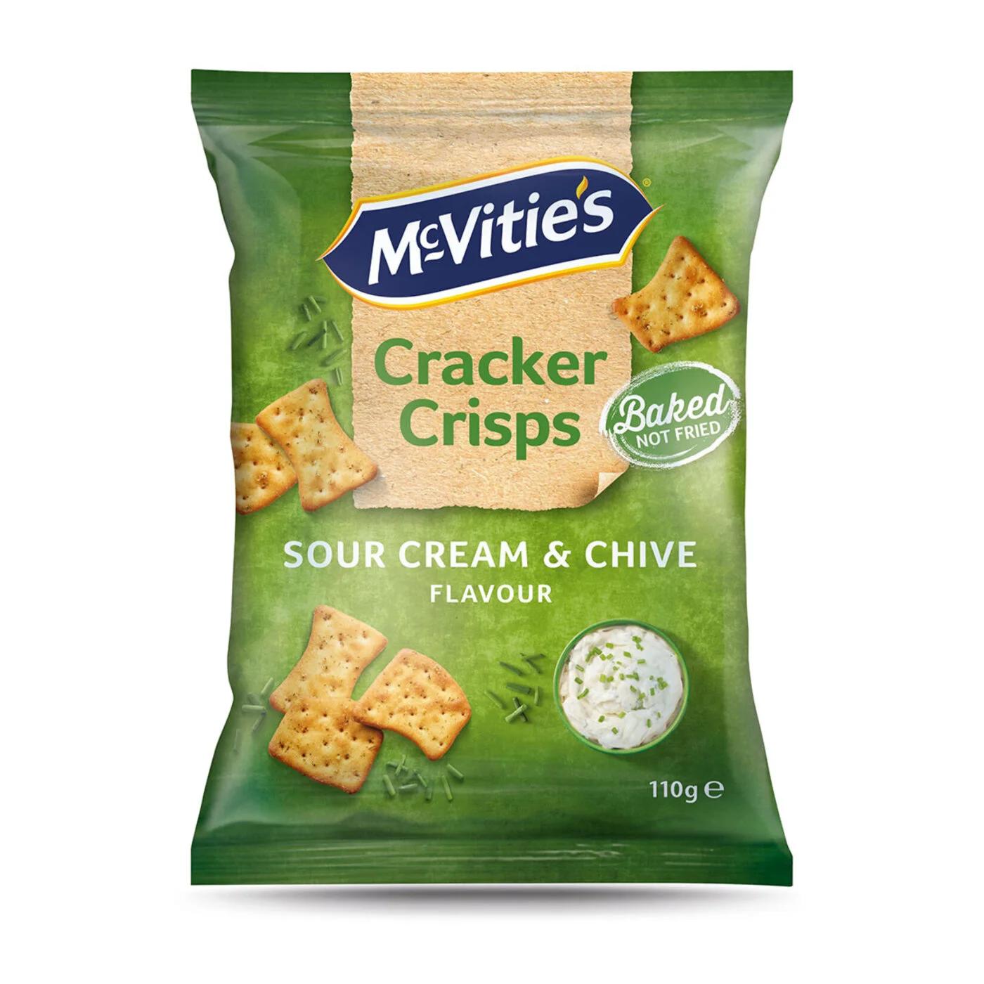 McVitie's Cracker Crisps Sour Cream & Chive 110g