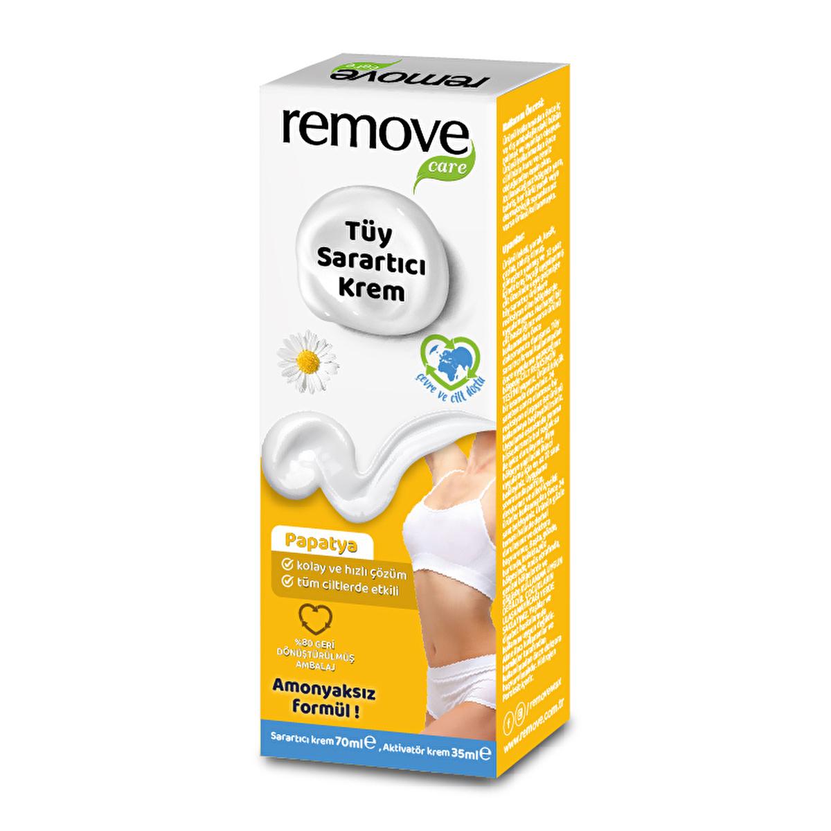 Remove Hair Lightening Cream - Ammonia-Free, Dermatologically Tested - 3.56 fl oz