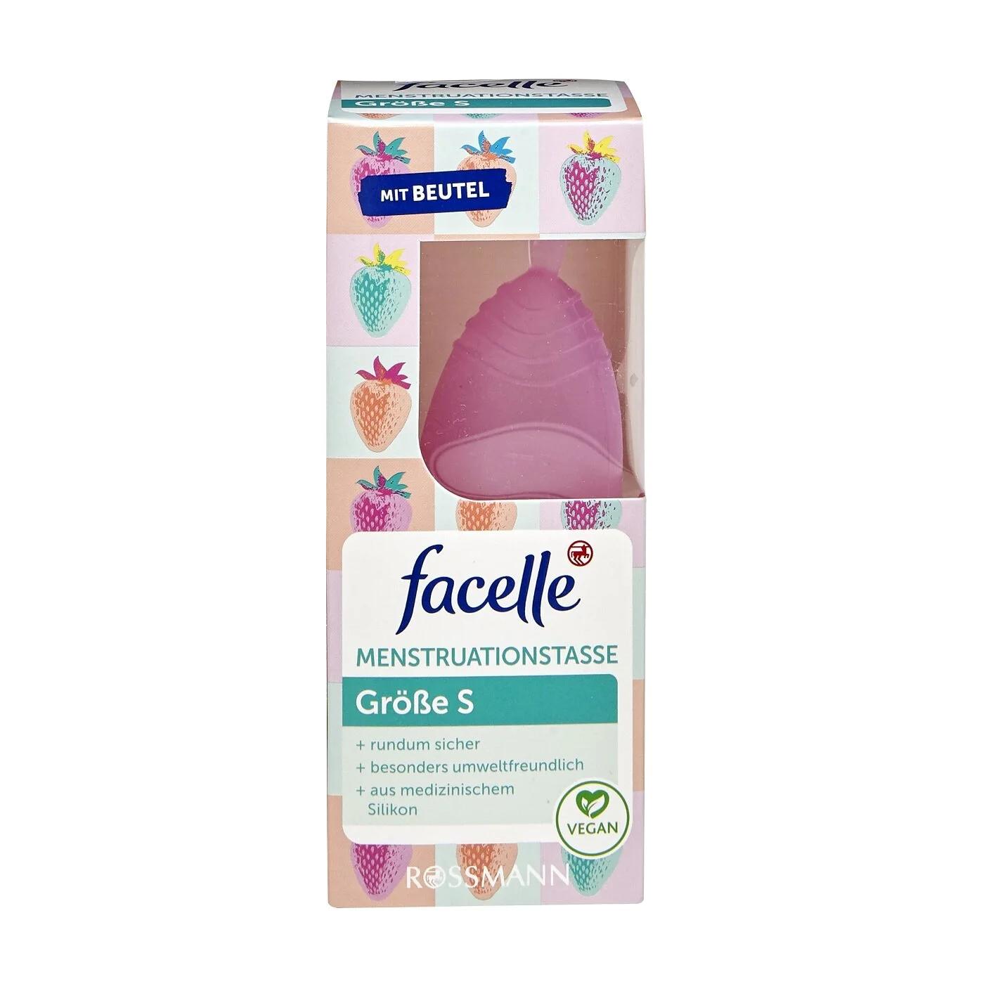 Facelle Menstrual Cup Small - Reliable Period Protection 1 pc