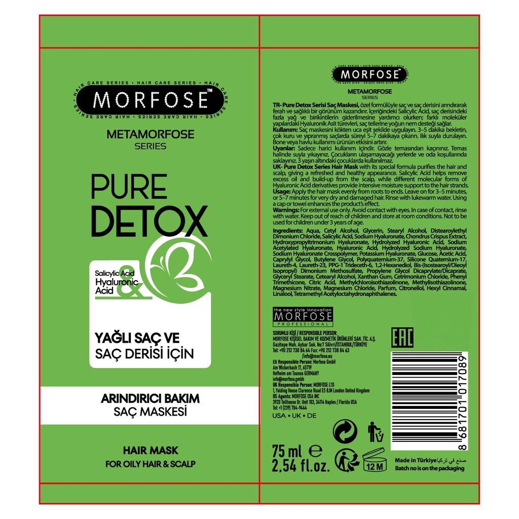 Morfose Metamorfose Pure Detox Purifying Hair Mask 75 ml