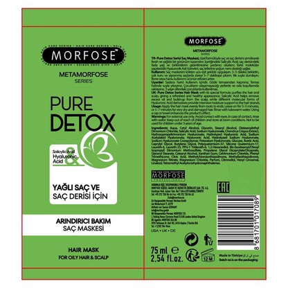 Morfose Metamorfose Pure Detox Purifying Hair Mask 75 ml