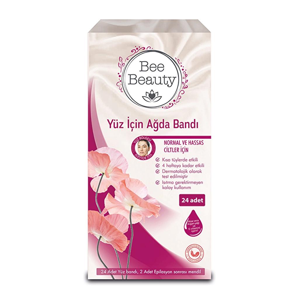 Bee Beauty Facial Wax Strips for Smooth Skin 24-Pack