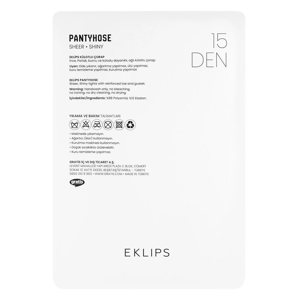 Eklips Chestnut Pantyhose Soft Classic Tights Size S