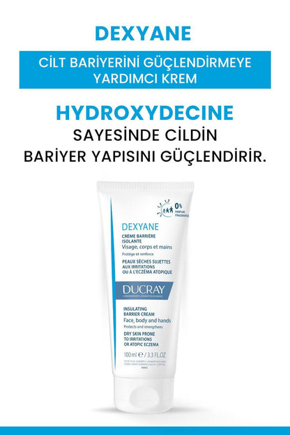Ducray Dexyane: Barrier Cream for Dry, Atopic Skin - Strengthen, Soothe & Protect | Moisturizing Cream for Dermatitis