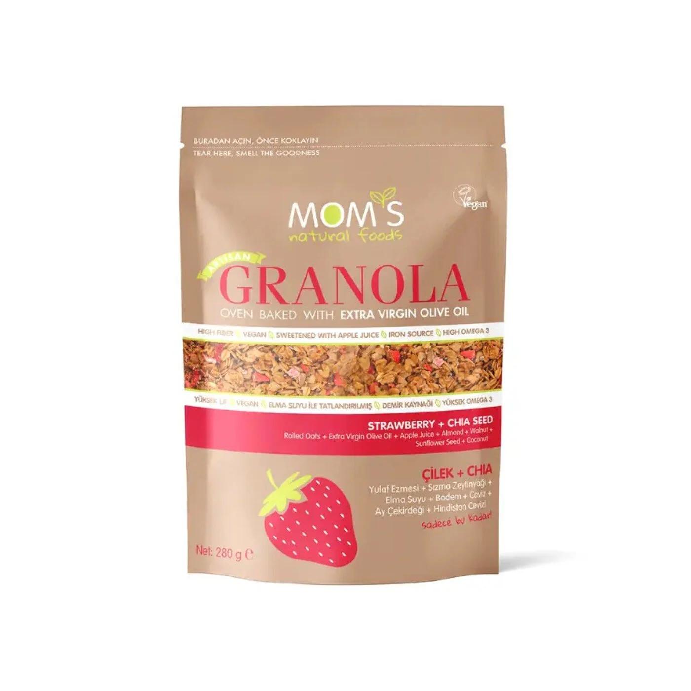 Moms Granola Strawberry & Chia Seed Blend 280g