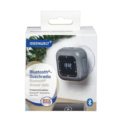 Ideenwelt Bluetooth Shower Radio with Suction Cup