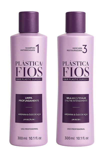 CADIVEU PLASTICA DOS FIOS INTENSE HAIR NURSING KIT 300ml