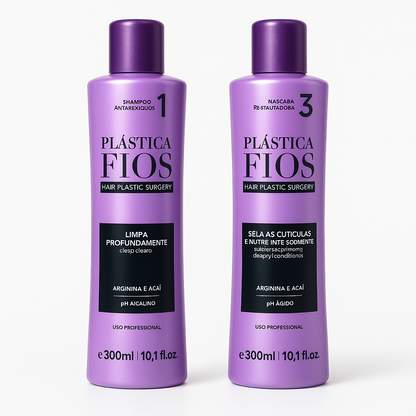 CADIVEU PLASTICA DOS FIOS INTENSE HAIR NURSING KIT 300ml