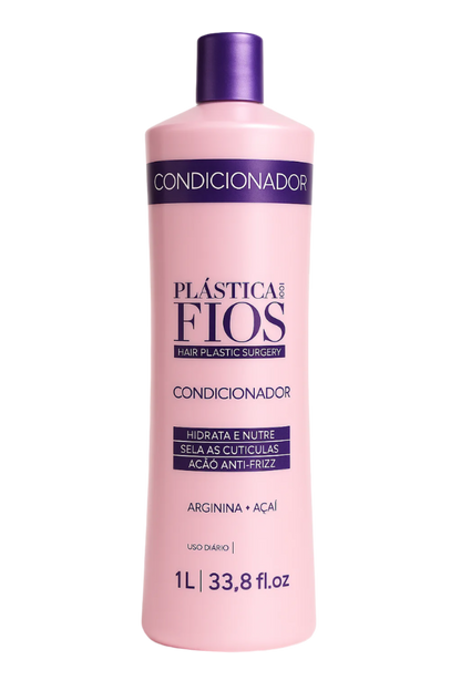 Cadiveu Plastica Dos Fios Conditioner For  Hair Hydration And Nutrition  34fl 0z 1000ml