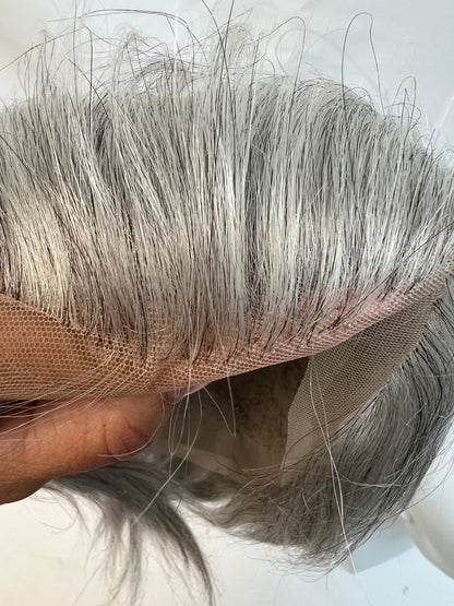 VIP Extensions Full Lace Toupee 100% Human Hair Hairpiece - Choose Color