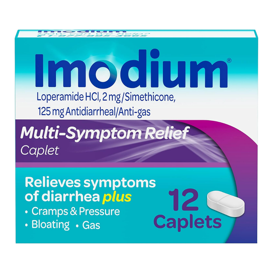 Imodium Multi‑Symptom Relief Capsules (12 count)