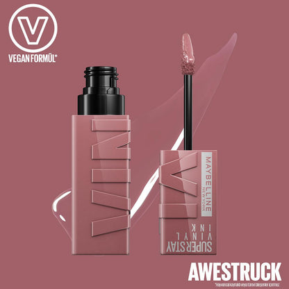 Maybelline New York Super Stay Vinyl Ink Liquid Lipstick - Long-Lasting High Shine Lip Color