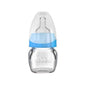 Bambino Minik Baby Bottle for Newborns 0+ Months - Blue, Portable & Easy to Use