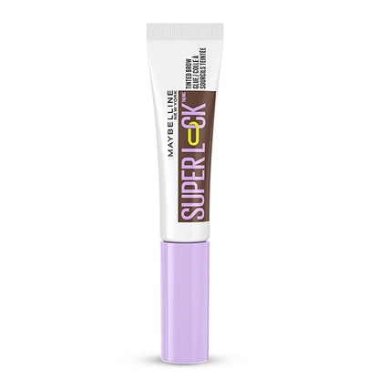 Maybelline Super Lock Brow Glue Deep Brown: 24H Long Lasting Eyebrow Mascara for Shaping, Styling & Tinting