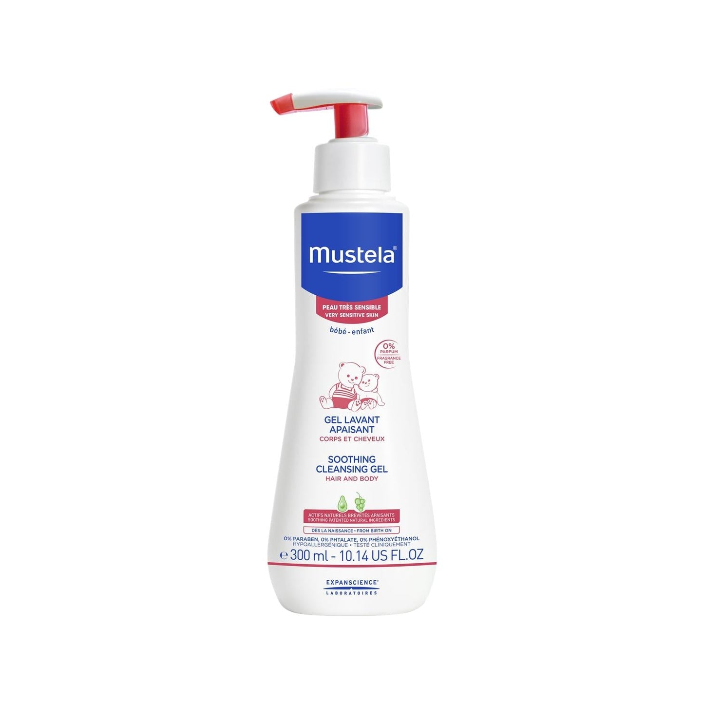 Mustela Soothing Baby Shampoo for Very Sensitive Skin 300 ml