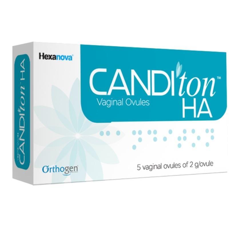 Canditon HA Vaginal Ovules for Moisture Balance 5 Pack