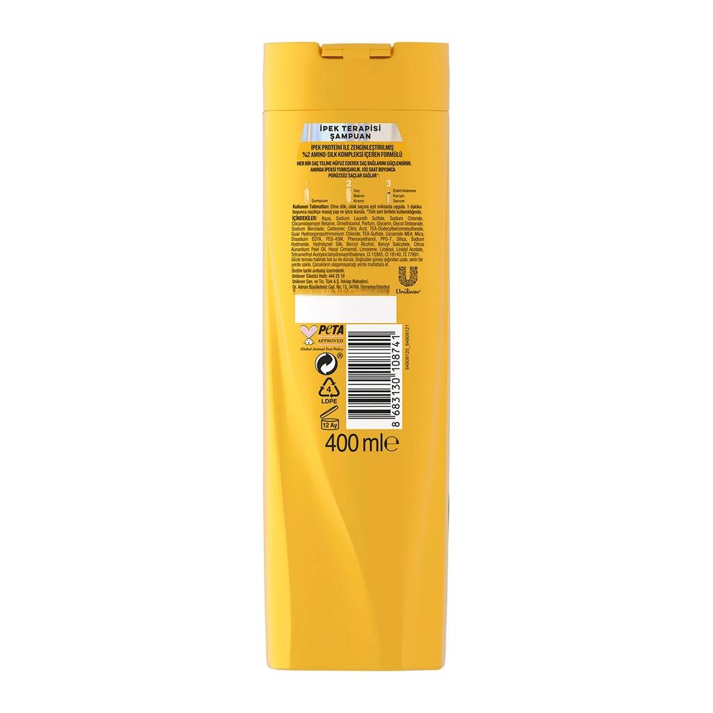 Elidor Silk Therapy Shampoo for Smooth Hair 400 ml