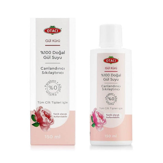 Otacõ Natural Rose Water Toner - 100% Organic Skincare for Sensitive Skin, Dermatologically Tested - 5.07 fl oz